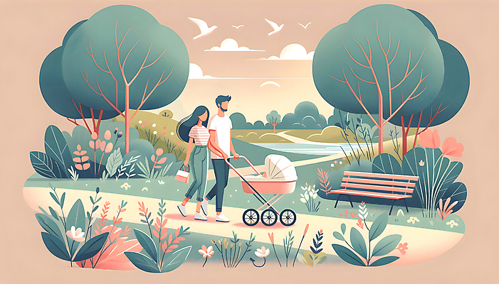 JPG 전신 나무 구름 공원 여자 남자 꽃 행복 백그라운드 벤치 일러스트 가족 조류 성인 세명 산책 임신 산책로 출산 풀잎 디지털합성 유모차 성인만 편집소스 국내일러스트 AI일러스트 AI콘텐츠 자연요소 식물 동물 공공시설 감정 길 잎 의자 관계 휴식 사람 아기용품 풀_식물 파일형식