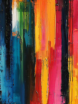 JPG 예술 백그라운드 일러스트 붓터치 추상 사람없음 컬러풀 페인트 물감 화려 디지털합성 질감 편집소스 국내일러스트 AI일러스트 AI콘텐츠 컬러 컨셉 무늬 미술도구 파일형식