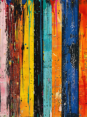 JPG 예술 백그라운드 일러스트 붓터치 추상 사람없음 컬러풀 페인트 물감 화려 디지털합성 질감 편집소스 국내일러스트 AI일러스트 AI콘텐츠 컬러 컨셉 무늬 미술도구 파일형식