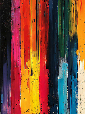 JPG 예술 백그라운드 일러스트 붓터치 추상 사람없음 컬러풀 페인트 물감 화려 디지털합성 질감 편집소스 국내일러스트 AI일러스트 AI콘텐츠 컬러 컨셉 무늬 미술도구 파일형식