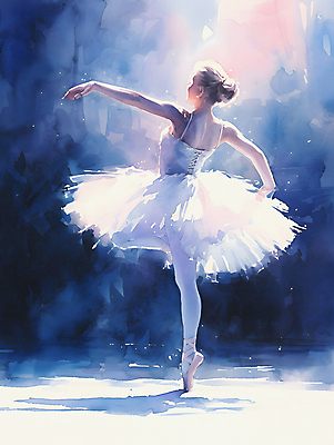 JPG 전신 여자 백그라운드 일러스트 수채화 한명 성인 파란색 빛 공연 우아함 발레 디지털합성 발레리나 발레복 성인여자한명만 편집소스 국내일러스트 AI일러스트 AI콘텐츠 1 옷 컬러 컨셉 사람 이벤트 춤 여자한명만 성인여자만 파일형식