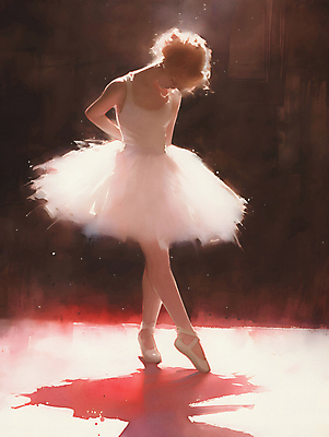 JPG 전신 여자 백그라운드 일러스트 수채화 한명 성인 빛 공연 우아함 발레 디지털합성 발레리나 발레복 성인여자한명만 편집소스 국내일러스트 AI일러스트 AI콘텐츠 1 옷 컨셉 사람 이벤트 춤 여자한명만 성인여자만 파일형식