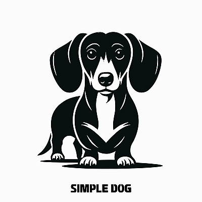 백그라운드 일러스트 사람없음 귀여움 검은색 강아지 심볼 디지털합성 심플 프로필 편집소스 국내일러스트 AI파일 컬러 컨셉 반려동물 개 파일형식 벡터