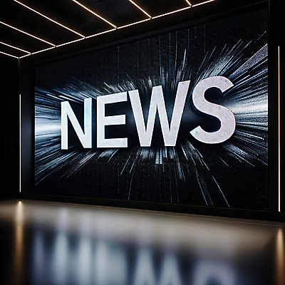 JPG 편집이미지 사람없음 모니터 정보 뉴스 전달 전광판 방송국 이슈 소식_알림 편집실사 AI컴퓨터그래픽 AI콘텐츠 컨셉 컴퓨터 CG 파일형식