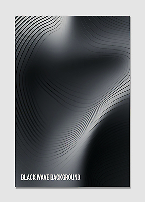 편집이미지 포스터 선 백그라운드 추상 타이포그라피 사람없음 검은색 웨이브 그라데이션 이미지편집 AI파일 문자 컬러 무늬 파일형식 벡터
