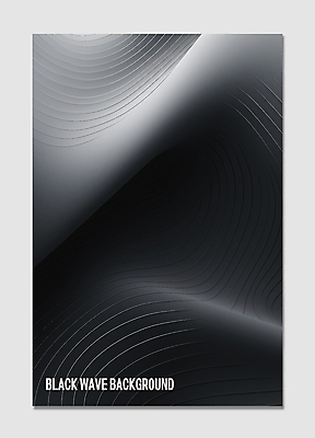 편집이미지 포스터 선 백그라운드 추상 타이포그라피 사람없음 검은색 웨이브 그라데이션 이미지편집 AI파일 문자 컬러 무늬 파일형식 벡터