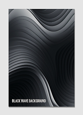 편집이미지 포스터 선 백그라운드 추상 타이포그라피 사람없음 검은색 웨이브 그라데이션 이미지편집 AI파일 문자 컬러 무늬 파일형식 벡터