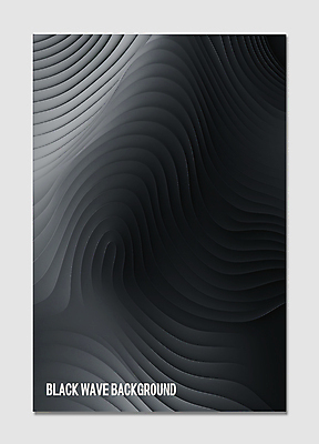 편집이미지 포스터 선 백그라운드 추상 타이포그라피 사람없음 검은색 웨이브 그라데이션 이미지편집 AI파일 문자 컬러 무늬 파일형식 벡터