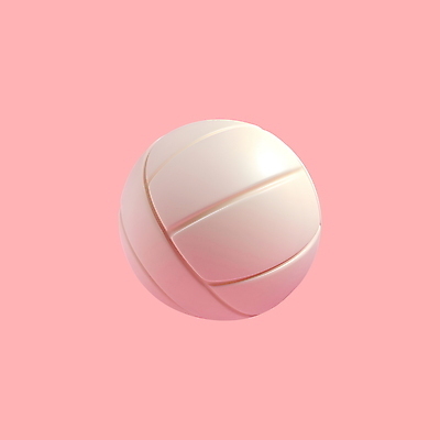 PSD 아이콘 사람없음 3D아이콘 한개 운동 3D 장비 디지털합성 배구공 1 스포츠용품 공 건강 배구 파일형식