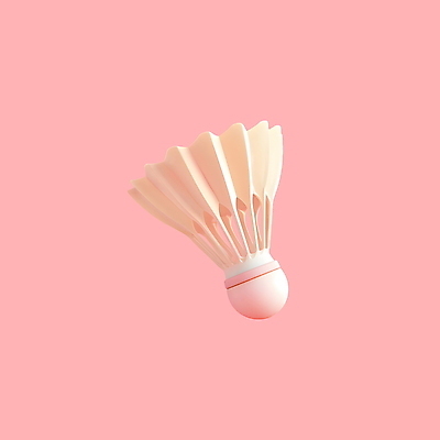 PSD 아이콘 사람없음 3D아이콘 한개 운동 3D 장비 셔틀콕 디지털합성 배드민턴 1 스포츠용품 건강 구기 파일형식