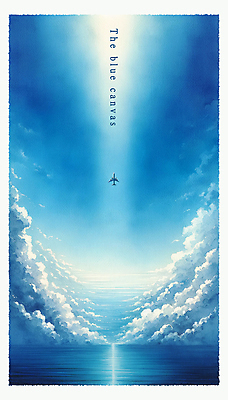 PSD 구름 편집이미지 여행 하늘 수채화 비행기 사람없음 파란색 빛 고요 자유 비행 이미지편집 자연요소 컬러 컨셉 항공교통 대중교통 파일형식