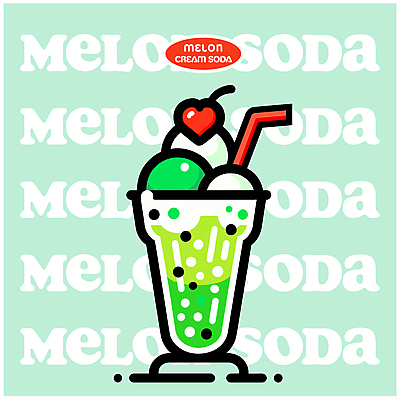 일러스트 아이스크림 빨대 사람없음 초록색 하트 체리 달콤 크림 메론소다 민트색 소다 에이드 탄산 국내일러스트 AI파일 모양 음료 컬러 과일 디저트 맛 파일형식 벡터