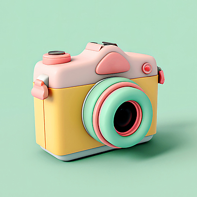 JPG 편집이미지 사람없음 한개 3D 카메라 귀여움 오브젝트 복고 편집3D AI컴퓨터그래픽 AI콘텐츠 1 컨셉 전자제품 디지털합성 파일형식