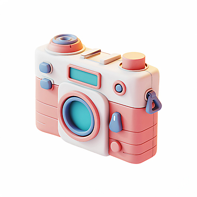 JPG 편집이미지 사람없음 한개 3D 카메라 귀여움 오브젝트 복고 편집3D AI컴퓨터그래픽 AI콘텐츠 1 컨셉 전자제품 디지털합성 파일형식