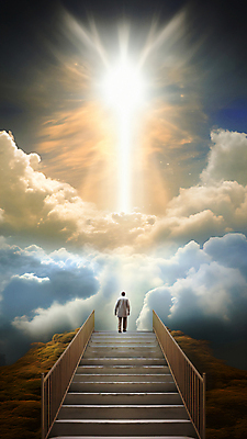 JPG 전신 구름 편집이미지 남자 길 난간 하늘 한명 사람 성인 빛 계단 희망 신비 천국 성인남자한명만 이미지편집 편집실사 AI컴퓨터그래픽 AI콘텐츠 자연요소 1 감정 컨셉 CG 남자한명만 성인남자만 파일형식