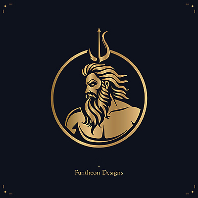 디자인 남자 일러스트 수염 한명 성인 검은색 힘 금색 원형 신 심볼 신화 삼지창 그리스로마신화 포세이돈 프로필 성인남자한명만 국내일러스트 AI파일 도형 1 종교 창 컬러 사람 신_종교 남자한명만 성인남자만 파일형식 벡터