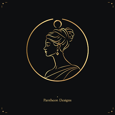 디자인 여자 일러스트 한명 성인 귀걸이 검은색 금색 원형 우아함 심볼 신화 그리스로마신화 여신 프로필 성인여자한명만 국내일러스트 AI파일 도형 1 컬러 컨셉 장신구 사람 여자한명만 성인여자만 파일형식 벡터