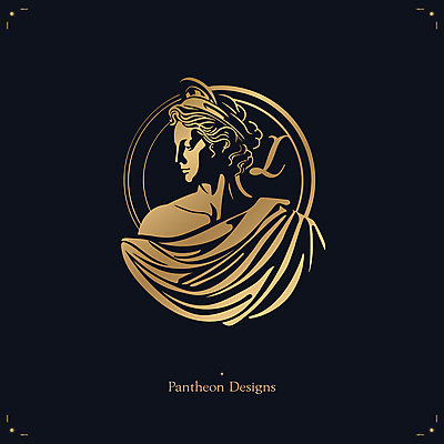 디자인 여자 일러스트 한명 성인 검은색 금색 심볼 그리스 신성 신화 그리스로마신화 여신 성인여자한명만 국내일러스트 AI파일 1 유럽 컬러 사람 여자한명만 성인여자만 파일형식 벡터