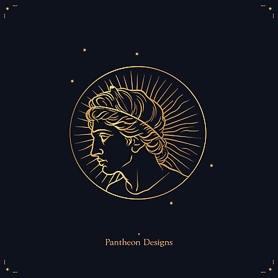 디자인 남자 일러스트 한명 성인 검은색 교양 금색 심볼 그리스 신화 그리스로마신화 성인남자한명만 국내일러스트 AI파일 1 유럽 컬러 사람 남자한명만 성인남자만 파일형식 벡터