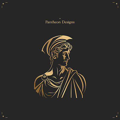 디자인 남자 일러스트 한명 성인 검은색 금색 신 심볼 그리스 신화 그리스로마신화 헤르메스 성인남자한명만 국내일러스트 AI파일 1 유럽 종교 컬러 사람 신_종교 남자한명만 성인남자만 파일형식 벡터