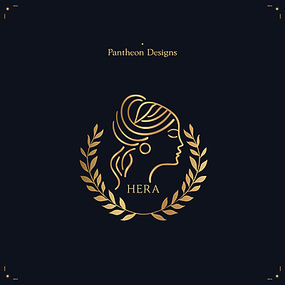 디자인 여자 일러스트 한명 성인 검은색 금색 심볼 그리스 신화 그리스로마신화 여왕 여신 헤라 성인여자한명만 국내일러스트 AI파일 1 유럽 컬러 사람 신_종교 여자한명만 성인여자만 파일형식 벡터