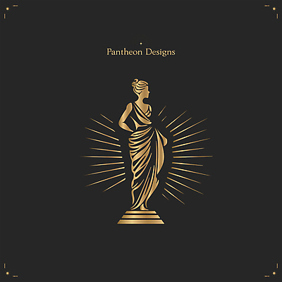 전신 디자인 여자 일러스트 한명 성인 동상 검은색 금색 신 심볼 그리스 신화 그리스로마신화 여신 성인여자한명만 국내일러스트 AI파일 1 유럽 종교 컬러 사람 조형물 기념물 여자한명만 성인여자만 파일형식 벡터