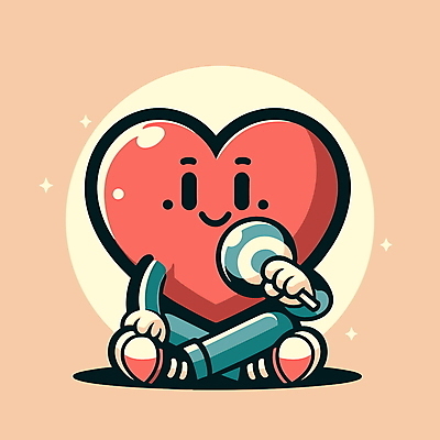 행복 일러스트 화이트데이 막대사탕 미소 들기 사람없음 귀여움 하트 가부좌 하트캐릭터 일러캐릭터 AI파일 모양 캐릭터 감정 컨셉 모션 데이이벤트 표정 사탕 앉기 파일형식 벡터