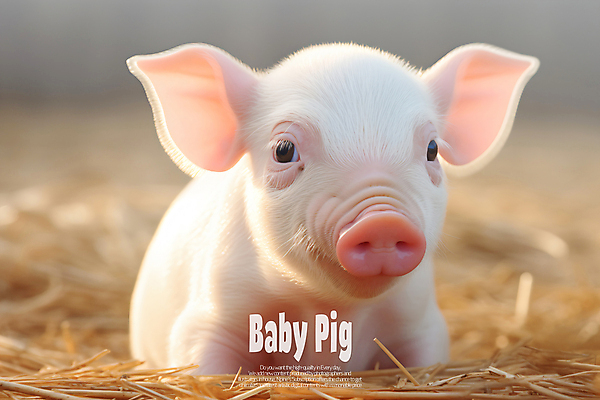 PSD 동물 편집이미지 한마리 꽃밭 사람없음 노을 돼지 아기돼지 카피스페이스 이미지편집 자연요소 1 꽃 새끼 포유류 공백 파일형식