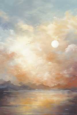 JPG 구름 편집이미지 백그라운드 하늘 사람없음 태양 빈티지 디지털합성 그림 유화 이미지편집 편집실사 자연요소 컨셉 미술 CG 파일형식