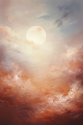 JPG 구름 편집이미지 백그라운드 하늘 사람없음 태양 빈티지 디지털합성 그림 유화 이미지편집 편집실사 자연요소 컨셉 미술 CG 파일형식