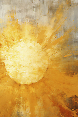 JPG 편집이미지 백그라운드 사람없음 태양 금색 빈티지 디지털합성 그림 유화 이미지편집 편집실사 자연요소 컬러 컨셉 미술 CG 파일형식