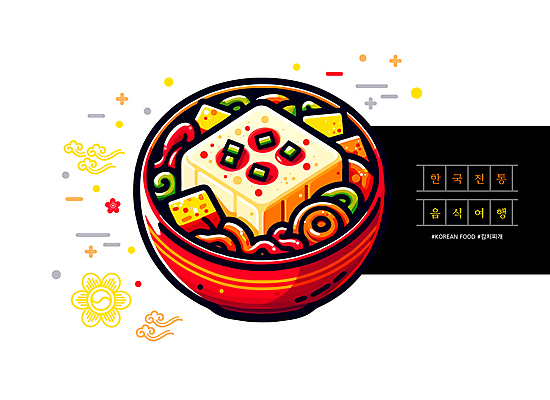 전통 한식 음식 일러스트 한국 사람없음 전통음식 김치찌개 국내일러스트 AI파일 아시아 찌개 파일형식 벡터