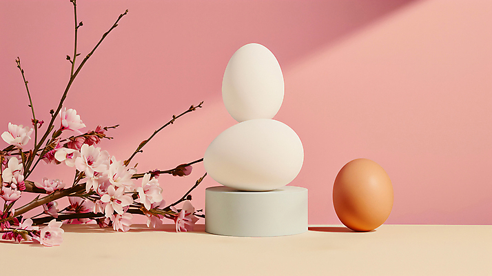 JPG 편집이미지 기독교 분홍색 백그라운드 사람없음 쌓기 부활절계란 꽃가지 편집실사 AI포토 AI콘텐츠 꽃 종교 컬러 모션 부활절 계란 나뭇가지 CG 파일형식