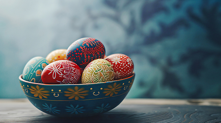 JPG 편집이미지 그릇 기독교 백그라운드 사람없음 담기 부활절계란 편집실사 AI포토 AI콘텐츠 식기 종교 모션 부활절 계란 CG 파일형식