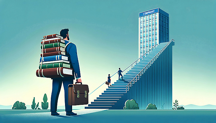 JPG 응시 여자 남자 가방 일러스트 회사 비즈니스 들기 정장 성인 책 세명 사무실 계단 구직 오르기 채용 취업문 성인만 국내일러스트 AI일러스트 AI콘텐츠 시선 잡화 옷 컨셉 모션 사람 파일형식