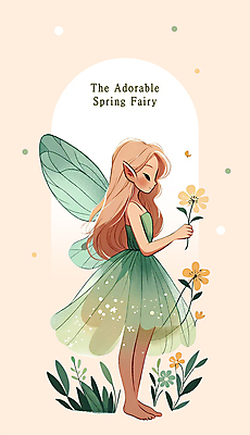 전신 PSD 캐릭터 여자 꽃 어린이 날개 일러스트 요정 한명 들기 소녀 연두색 귀여움 봄 오브젝트 소녀한명만 일러캐릭터 식물 1 계절 컨셉 모션 사람 초록색 여자한명만 소녀만 파일형식