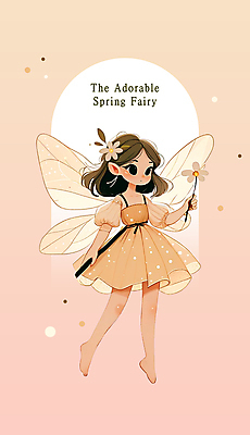 전신 PSD 캐릭터 여자 꽃 어린이 분홍색 날개 일러스트 요정 한명 들기 소녀 귀여움 봄 오브젝트 소녀한명만 일러캐릭터 식물 1 계절 컬러 컨셉 모션 사람 여자한명만 소녀만 파일형식