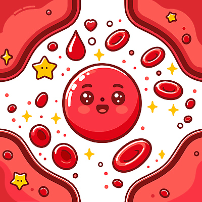 캐릭터 일러스트 의학 건강 사람없음 빨간색 하트 혈액 혈관 적혈구 당뇨병 혈당 혈소판 일러캐릭터 AI파일 모양 컬러 장기_의학 질병 혈구 파일형식 벡터