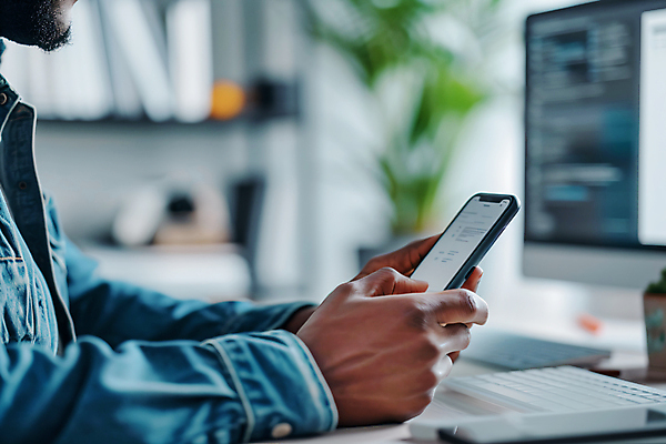 JPG 편집이미지 남자 한명 들기 정장 상반신 성인 스마트폰 핸드폰 모니터 키보드 비즈니스맨 성인남자한명만 편집실사 AI인물포토 AI콘텐츠 1 옷 비즈니스 모션 사람 전자제품 스마트기기 컴퓨터 직장인 CG 남자한명만 성인남자만 파일형식 AI포토