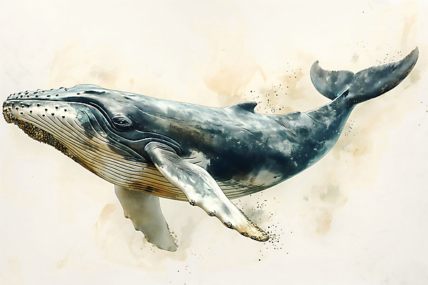 JPG 백그라운드 일러스트 사람없음 파란색 고래 디지털합성 질감 편집소스 국내일러스트 AI일러스트 AI콘텐츠 컬러 포유류 수중동물 파일형식