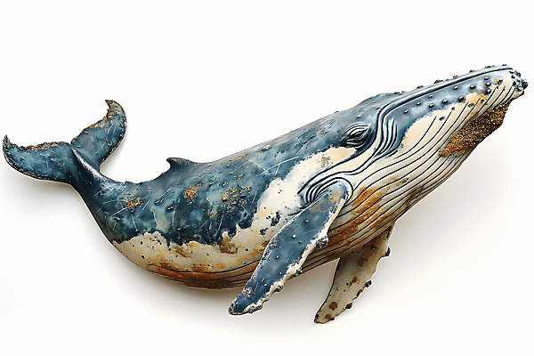 JPG 백그라운드 일러스트 사람없음 파란색 고래 디지털합성 질감 편집소스 국내일러스트 AI일러스트 AI콘텐츠 컬러 포유류 수중동물 파일형식