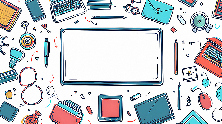 JPG 교육 일러스트 수업 프레임 사람없음 노트북 펜 마우스 편지 디지털합성 스프링노트 카피스페이스 국내일러스트 AI일러스트 AI콘텐츠 전자제품 필기구 컴퓨터용품 공책 공백 파일형식