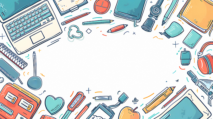 JPG 교육 일러스트 수업 프레임 사람없음 노트북 태블릿 펜 헤드셋 하트 사과 디지털합성 스프링노트 카피스페이스 국내일러스트 AI일러스트 AI콘텐츠 모양 음향기기 과일 전자제품 스마트기기 필기구 헤드폰 공책 공백 파일형식