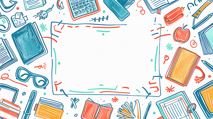 JPG 교육 안경 일러스트 수업 프레임 사람없음 책 펜 공책 디지털합성 카피스페이스 국내일러스트 AI일러스트 AI콘텐츠 잡화 문구용품 필기구 공백 파일형식