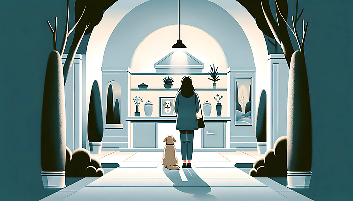 JPG 전신 나무 여자 화분 반려견 잎 일러스트 전등 한명 성인 강아지 추억 디지털합성 장례식 추모 성인여자한명만 국내일러스트 펫로스증후군 반려동물장례 AI일러스트 AI콘텐츠 식물 1 컨셉 조명 사람 반려동물 개 질병 장례 여자한명만 성인여자만 파일형식