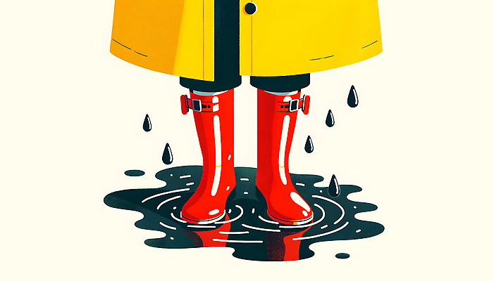 JPG 여자 어린이 일러스트 발 장화 한명 소녀 반사 하반신 물방울 봄비 빗방울 디지털합성 웅덩이 우비 소녀한명만 국내일러스트 AI일러스트 AI콘텐츠 1 옷 신발 사람 신체부위 봄 비_날씨 여자한명만 소녀만 파일형식