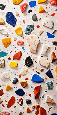 JPG 편집이미지 백그라운드 패턴 사람없음 혼합 타일 디지털합성 질감 대리석 편집소스 테라조 편집실사 AI포토 AI콘텐츠 무늬 재료 CG 파일형식