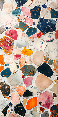 JPG 편집이미지 백그라운드 패턴 사람없음 혼합 타일 디지털합성 질감 대리석 편집소스 테라조 편집실사 AI포토 AI콘텐츠 무늬 재료 CG 파일형식