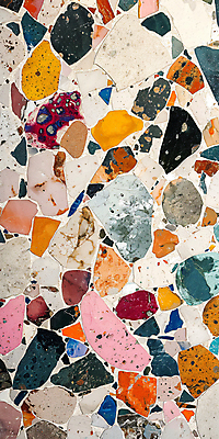 JPG 편집이미지 백그라운드 패턴 사람없음 혼합 타일 디지털합성 질감 대리석 편집소스 테라조 편집실사 AI포토 AI콘텐츠 무늬 재료 CG 파일형식