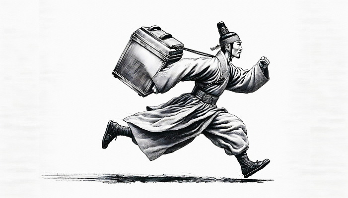 JPG 남자 스포츠 가방 일러스트 흑백 한명 성인 달리기 운동 전통의상 한복 조선시대 디지털합성 역동적 매기 성인남자한명만 국내일러스트 AI일러스트 AI콘텐츠 1 한국전통 전통 잡화 컨셉 모션 촬영기법 건강 사람 역사 남자한명만 성인남자만 파일형식